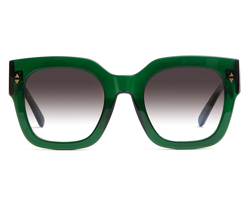 Alexis Amor The Rae sunglasses in Deepest Darkest Emerald