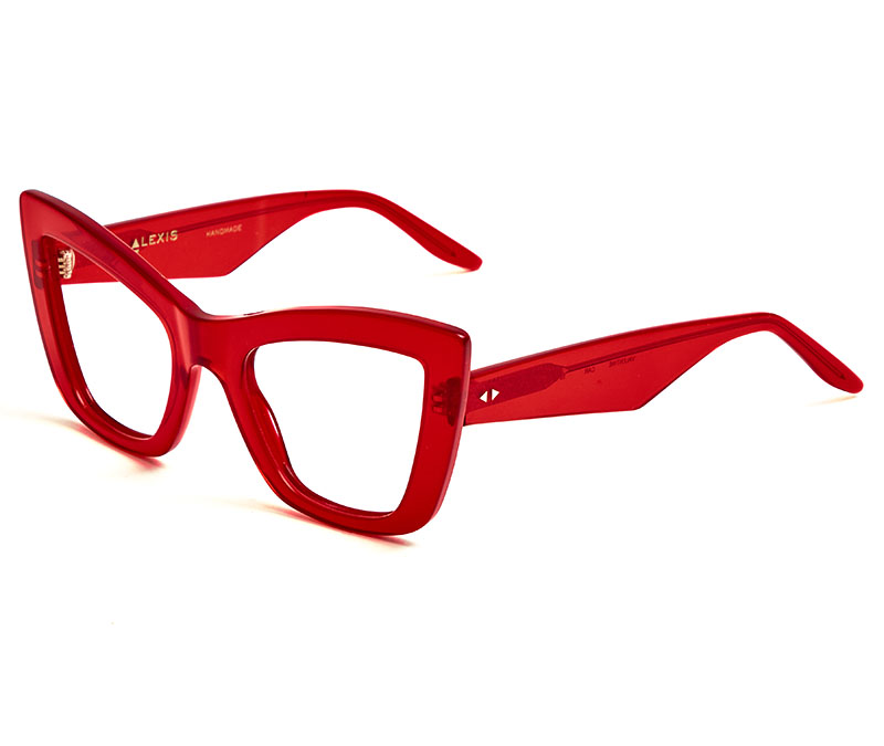 Alexis Amor Valentine frames in Candy Apple Red