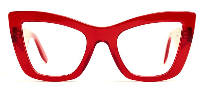 Alexis Amor Valentine frames in Candy Apple Red