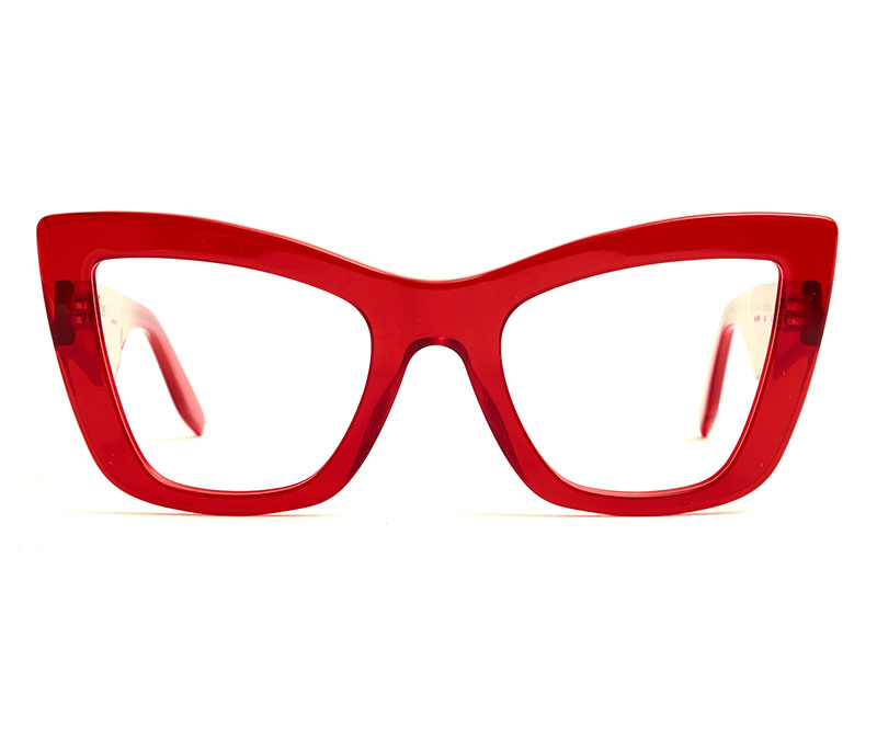 Alexis Amor Valentine frames in Candy Apple Red