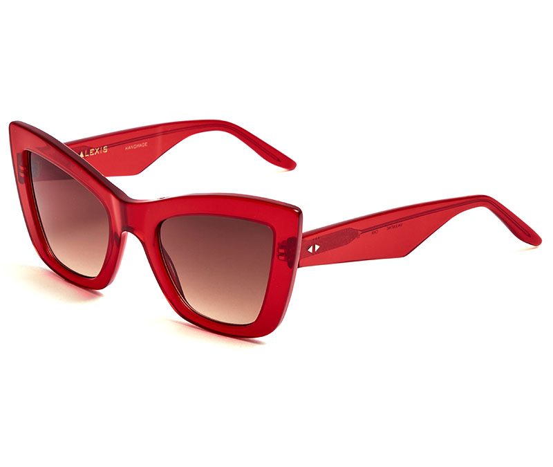 Alexis Amor Valentine sunglasses in Candy Apple Red