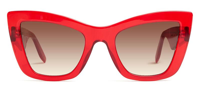 Alexis Amor Valentine frames in Candy Apple Red