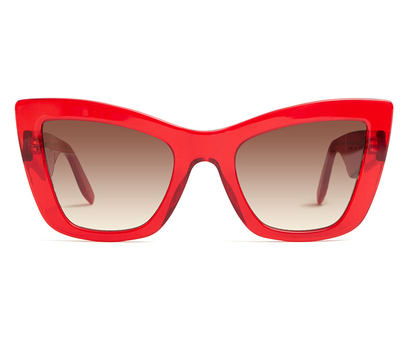 Alexis Amor Valentine sunglasses in Candy Apple Red