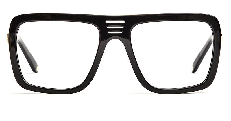 Alexis Amor Vito frames in Mirror Gold Gloss Black