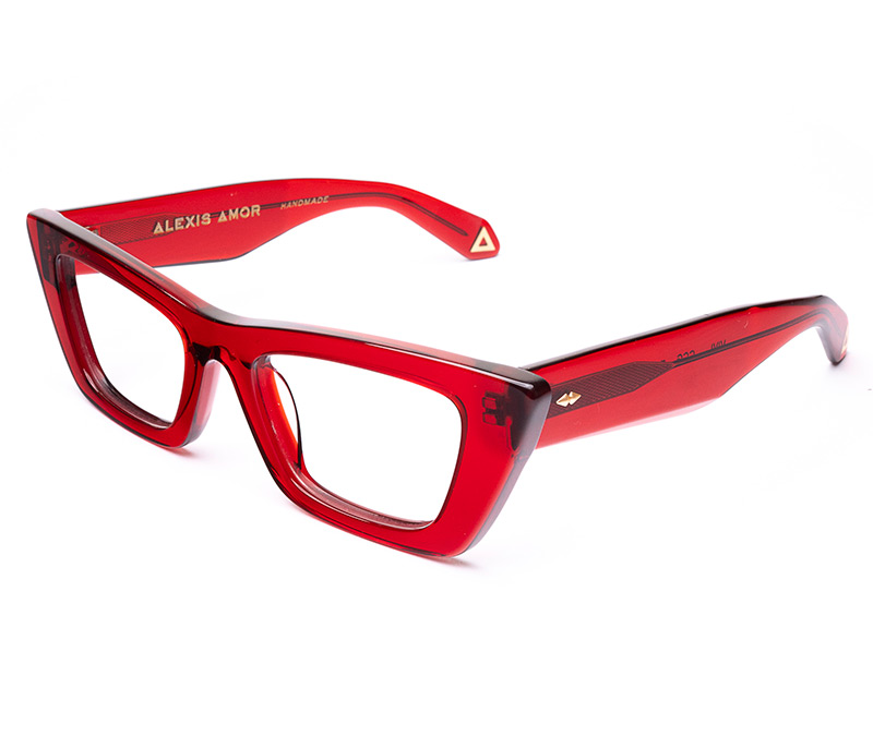 Amor Optical Vivi frames in Candy Crimson Gloss