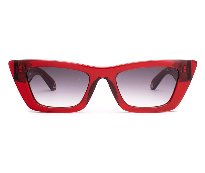 Amor Optical Vivi sunglasses in Candy Crimson Gloss