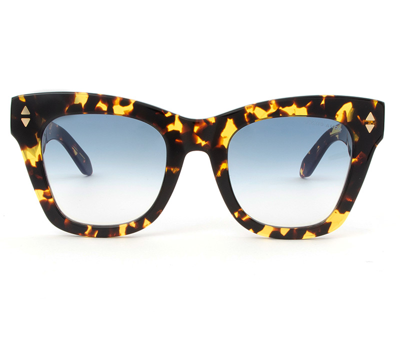 Alexis Amor Willa sunglasses in Deepest Amber Fleck