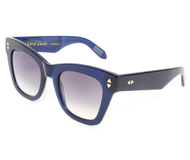 Alexis Amor Willa sunglasses in Deepest Cobalt Blue