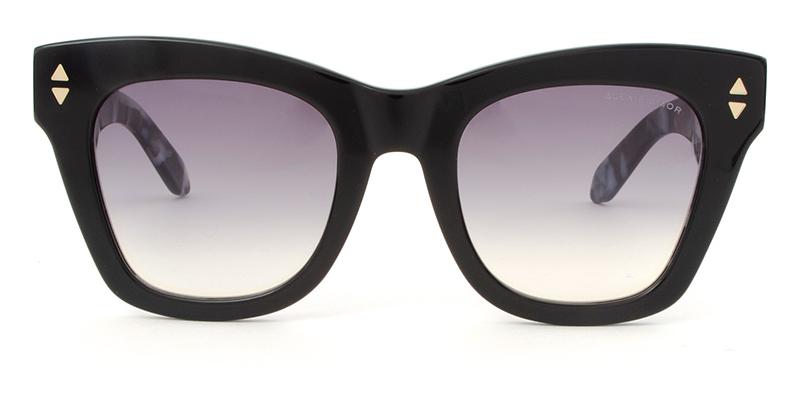 Alexis Amor Willa sunglasses in Gloss Piano Black + Marble