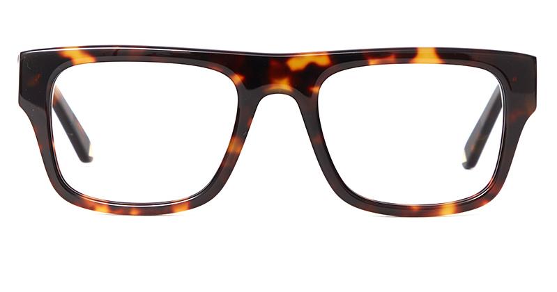 Alexis Amor Wynn frames in Medium Dark Tortoise