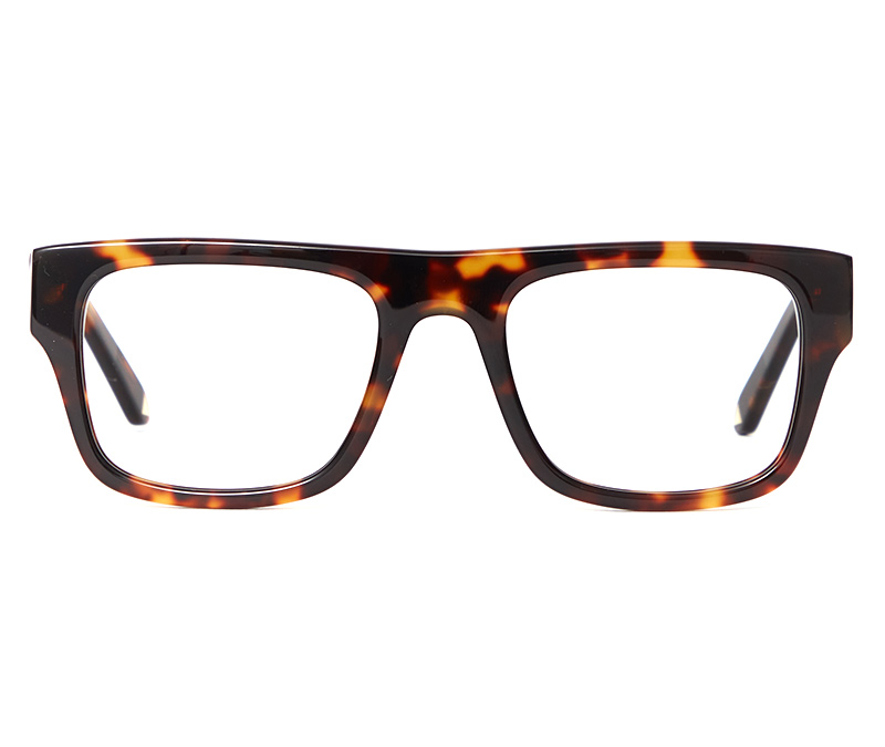 Alexis Amor Wynn frames in Medium Dark Tortoise