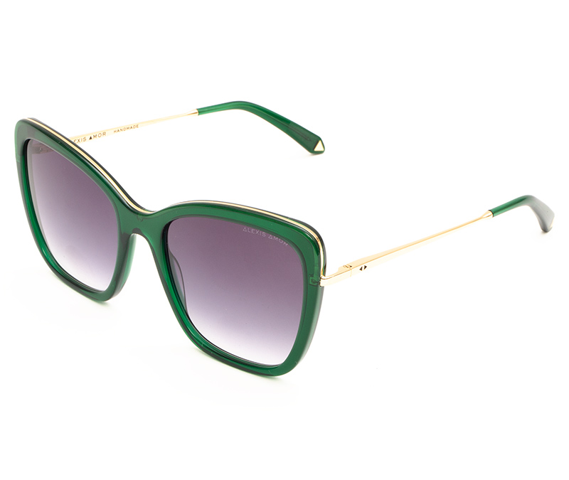 Alexis Amor Zsa Zsa sunglasses in Deepest Darkest Emerald
